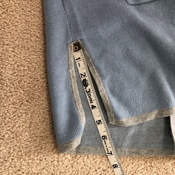 Ann Taylor Factory Cardigan Blue Gray Colorblock Size Small - Picture 12 of 12